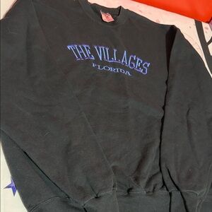 Florida Retirement Town Unisex Sweatshirt –The Villages  Sz Lg 23”p2p 25”L
